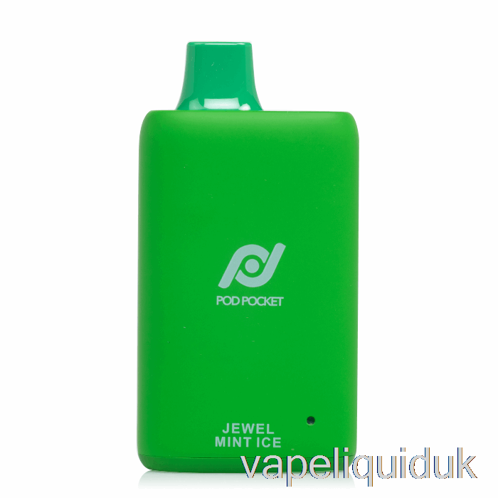 Pod Pocket 7500 0% Zero Nicotine Disposable Jewel Mint Ice Vape Liquid
